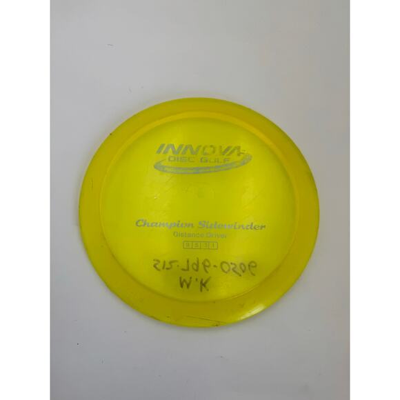 Innova Disc Golf Champion Sidewinder Plastic Distance Driver Disc Yellow - Picture 1 of 2